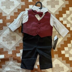 Andrew Fezza Maroon and Black Baby Ensemble